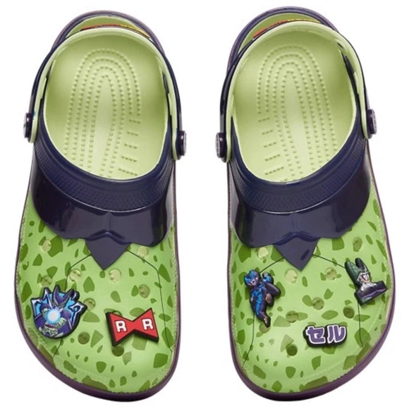 Crocs Dragon Ball Z Cell Green Classic Clogs Mens 9‎ Womens 11 MSRP $70 - Picture 8 of 10